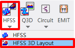 圖 1.9：HFSS 3D Layout