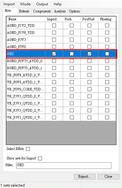 圖 2.10：選擇 reference GND