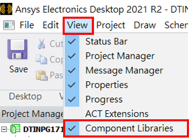 圖 2.57：Component Libraries