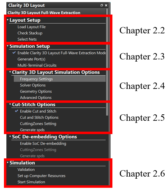 Figure 2.1.1 Workflow pane