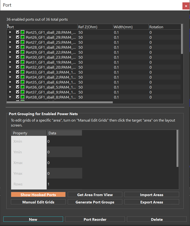Figure 2.3.3 Generated ports