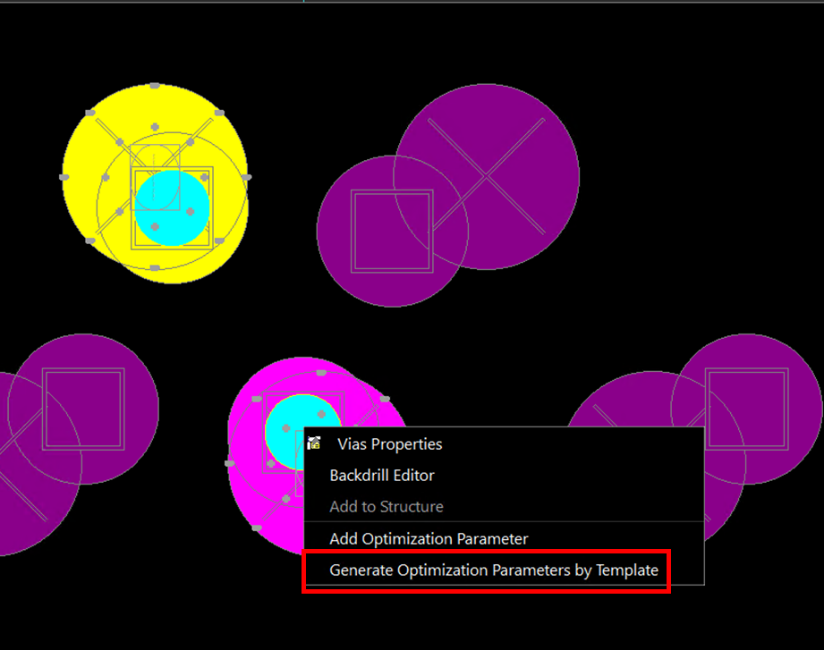 Generate Optimization Parameters by Template