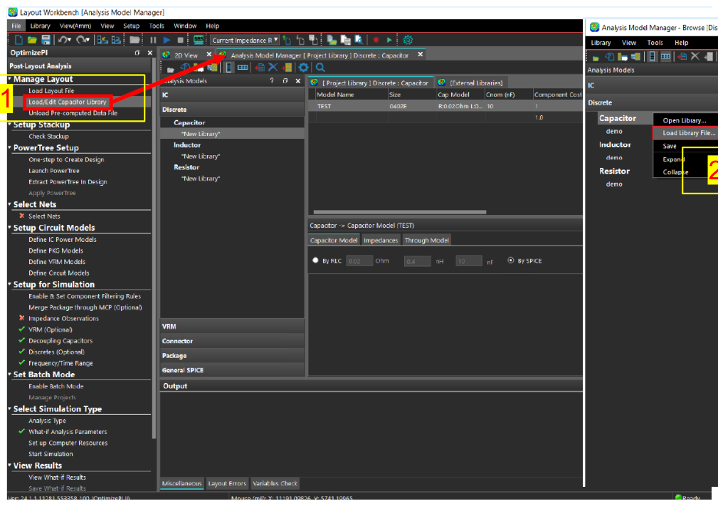 Launch Analysis Model Manager