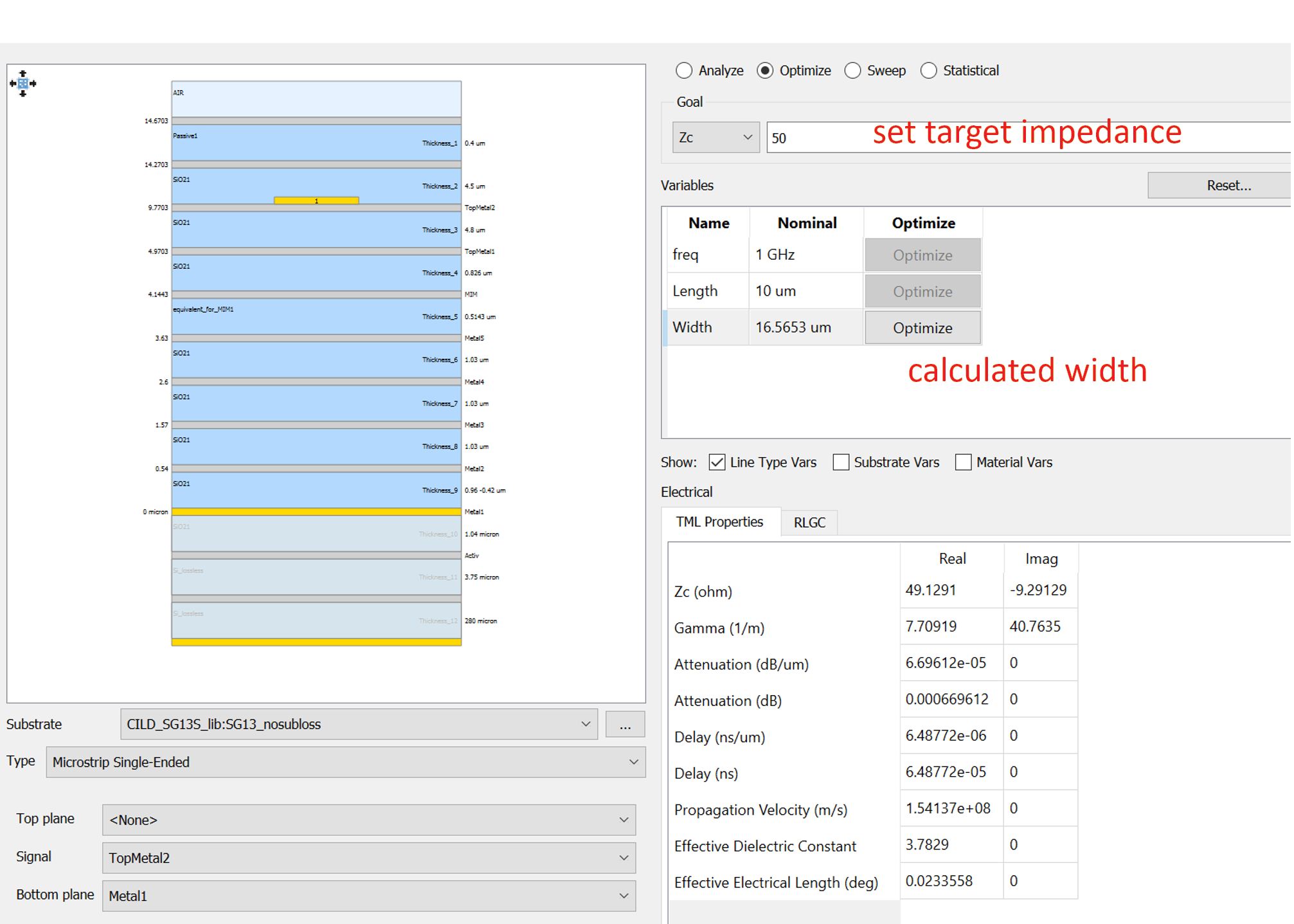 圖 2.5：Optimize results